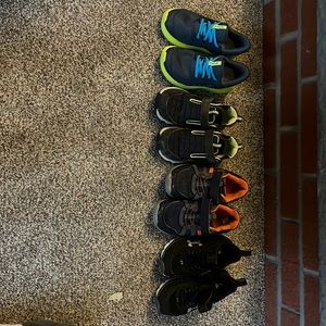 Lot of kids shoes